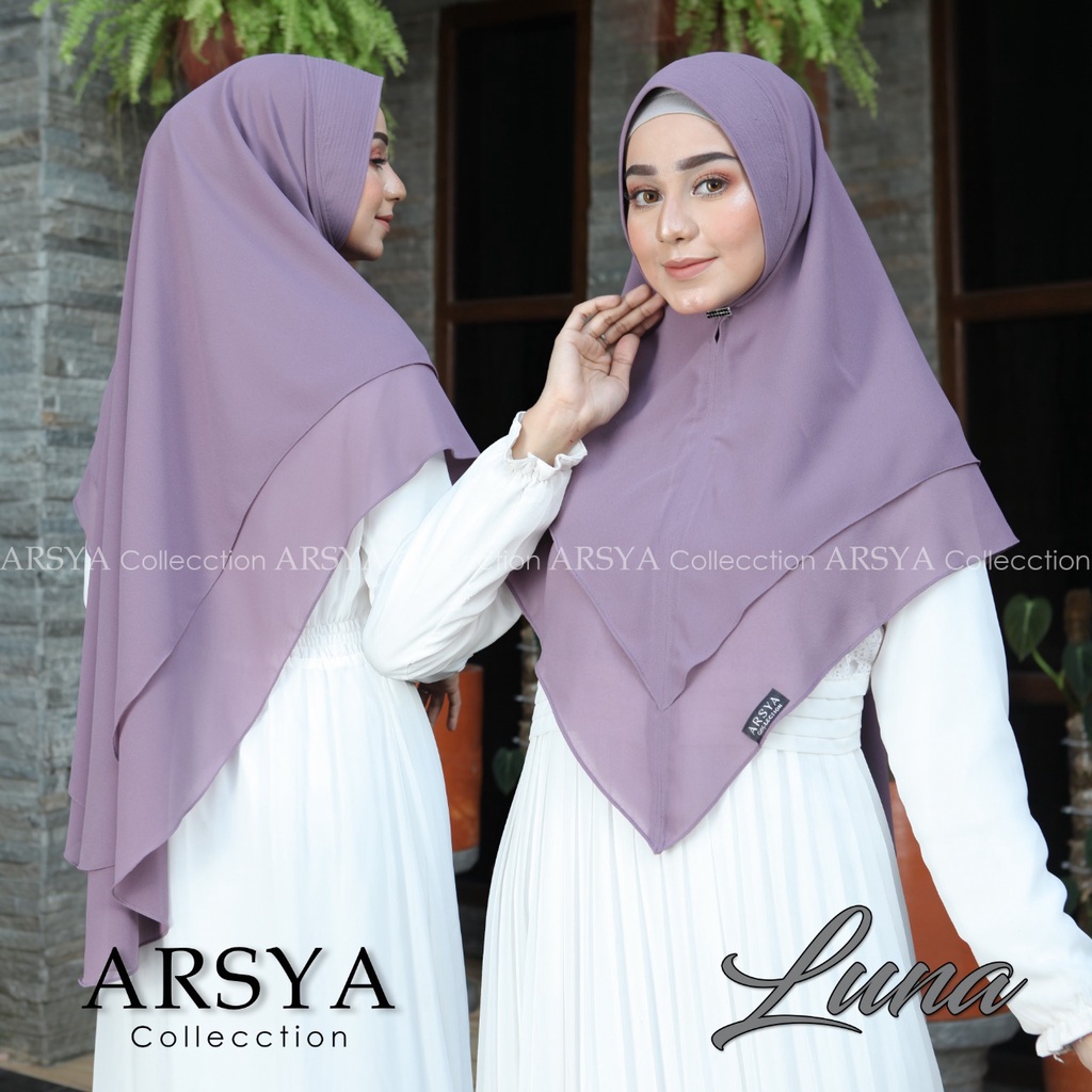 Luna Hijab Lv Standard Original Arsya Collection Babydoll Premium