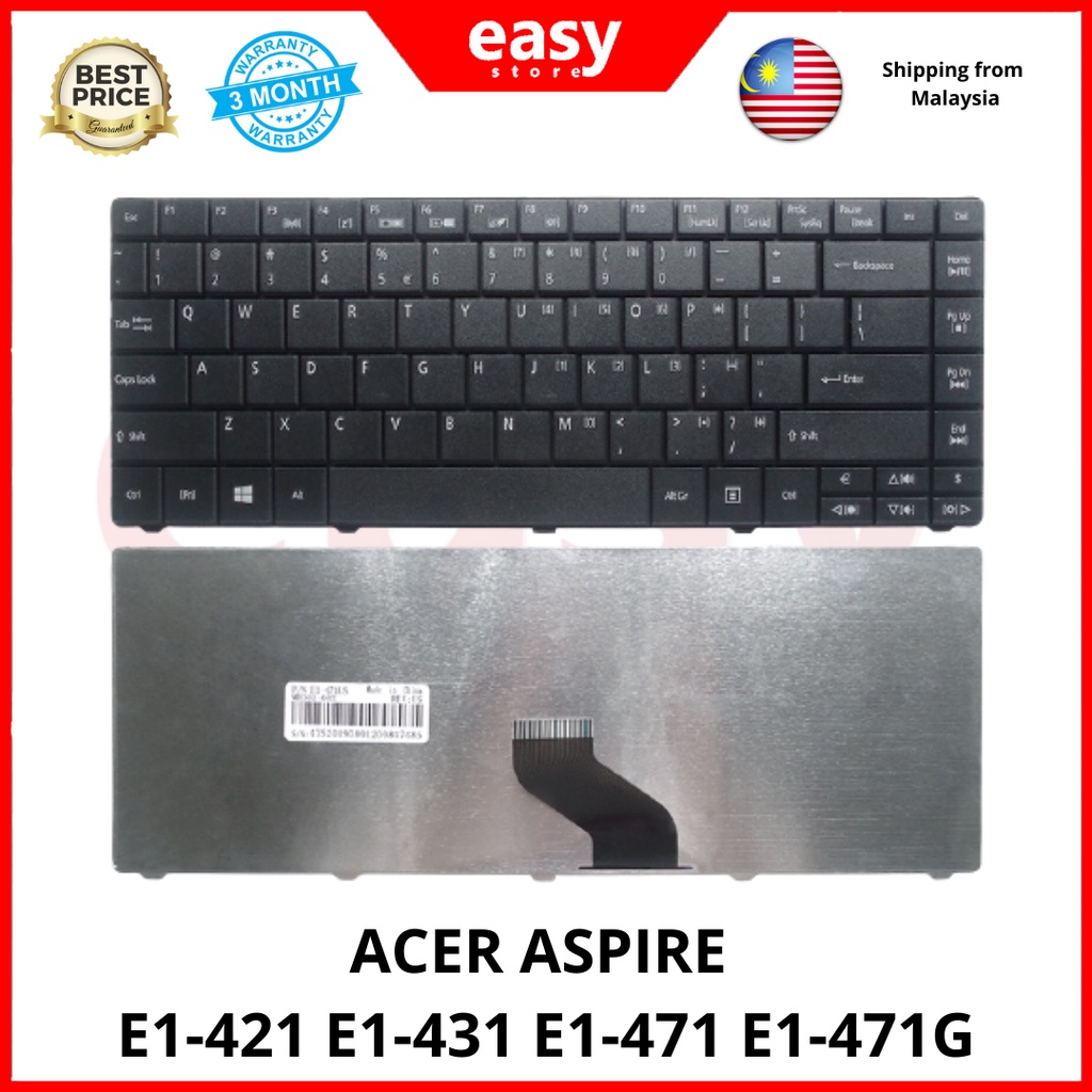 Acer Aspire E1 421 E1 431 E1 471 E1 471g Laptop Keyboard Replacement