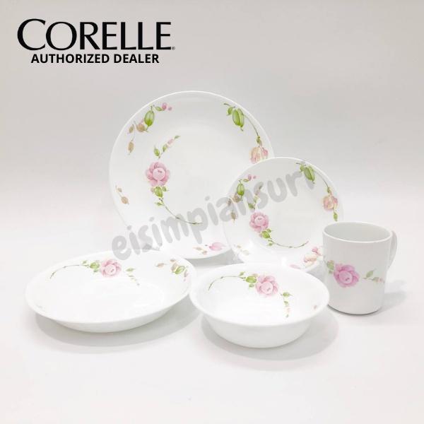 (Ready Stock!!) Corelle Classic 20pcs Dinnerware Set Livingware Tableware Set Pinggan Corelle Mangkuk Mug