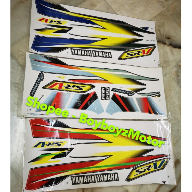 SRV BODY STICKER YAMAHA SRV | Shopee Malaysia