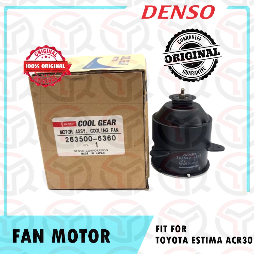 TOYOTA ESTIMA 2.4 ACR30 2000-2005 DENSO (ORIGINAL) FAN MOTOR (263500 ...