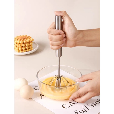 12' Stainless Steel Semi Automatic Egg Beater /Egg Whisk /Egg