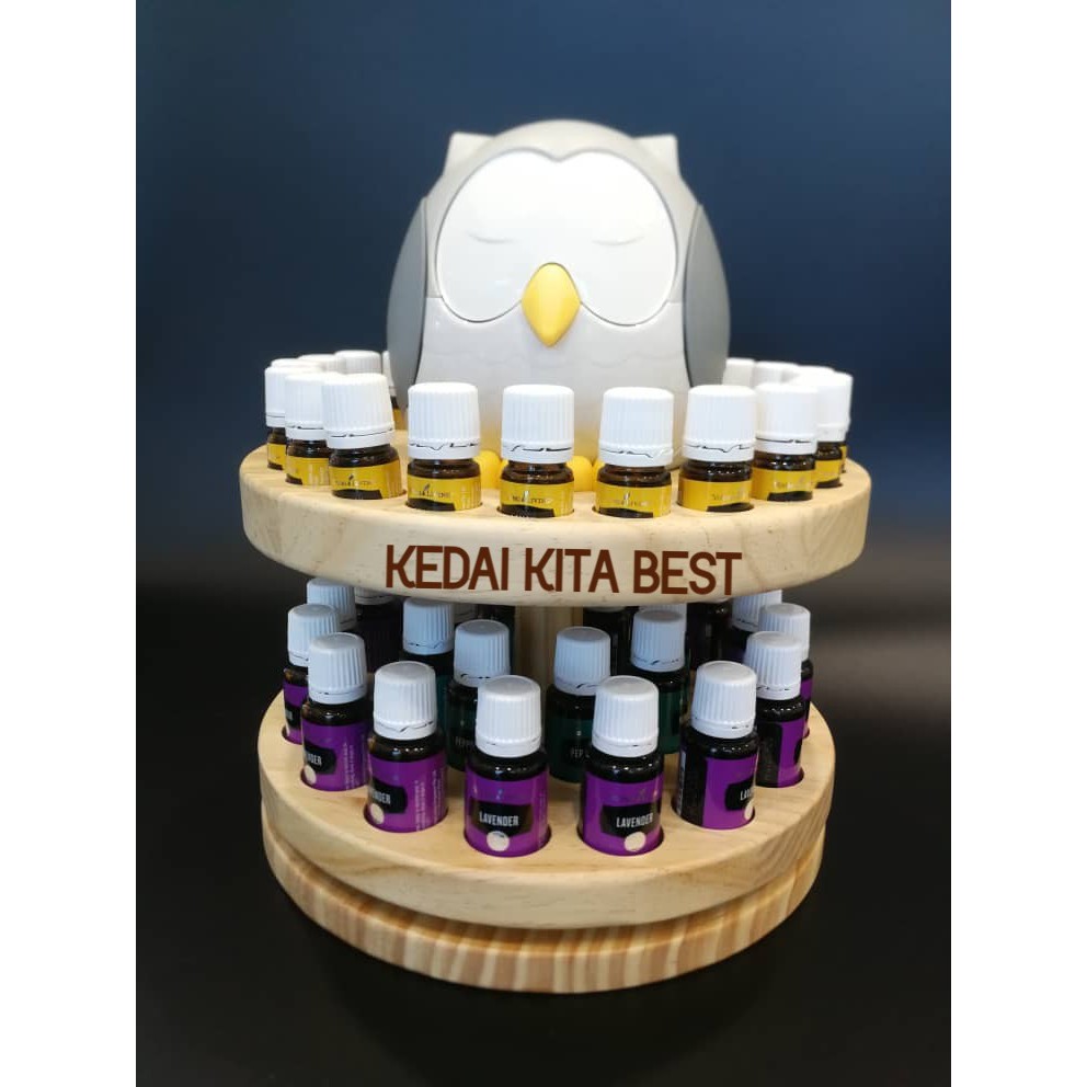 Young Living YL Feather the Owl Rotating 360° Diffuser Rack/ Display ...
