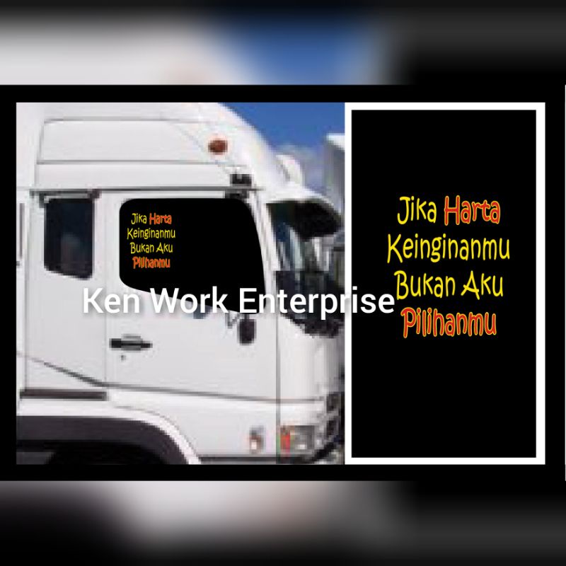 Sticker Lorry (side window) | Shopee Malaysia