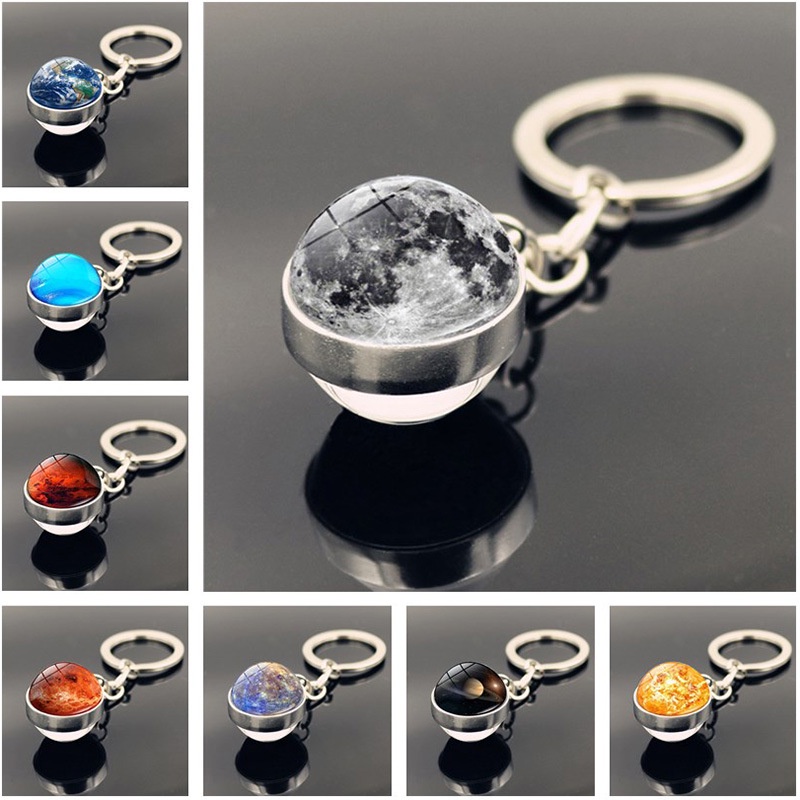Keychain Accessories Planet Keyring Solar System Planet Keyring