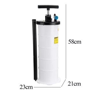 Manual 7 Liter Oil Fluid Changer Vacuum Extractor Pump Transfer Tank  Remover 7L