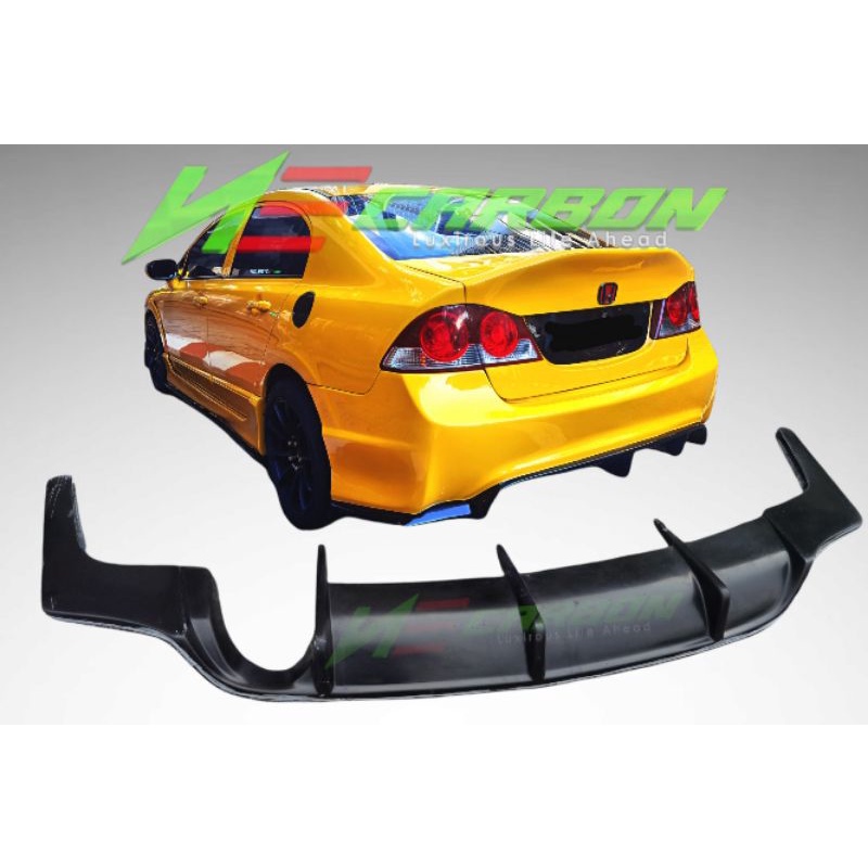 Rear Difusser Civic Fd Js Racing's & Mugen Difusser / lips belakang ...