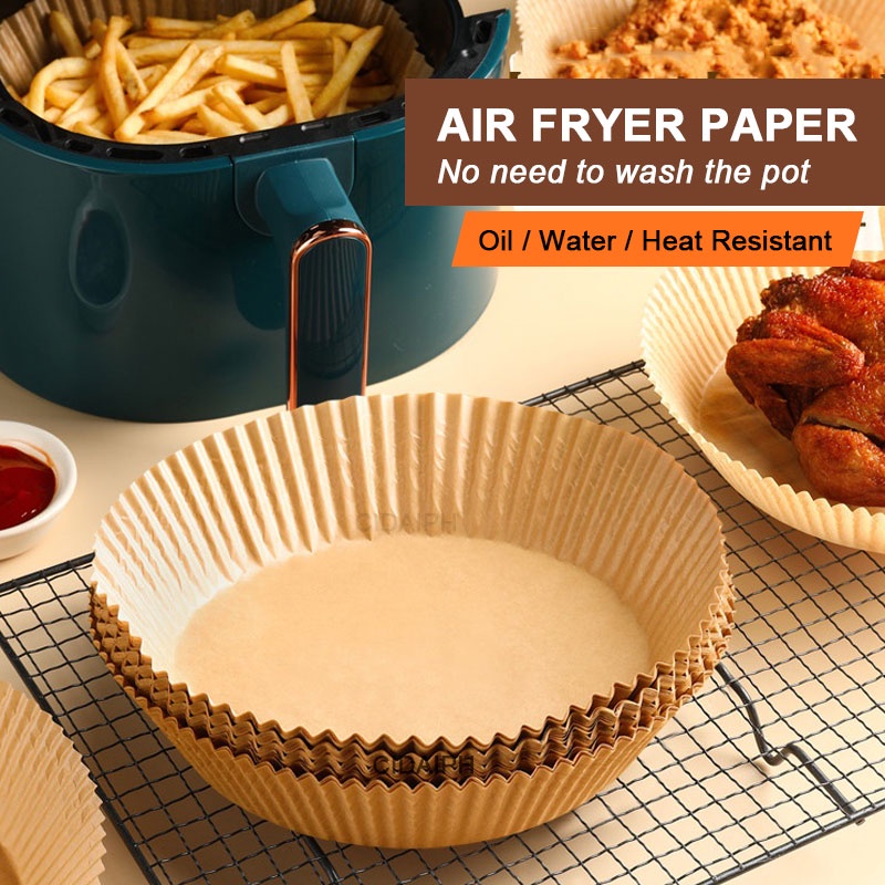 (Ready Stock)100pcs Air Fryer Disposable Paper air fryer liner