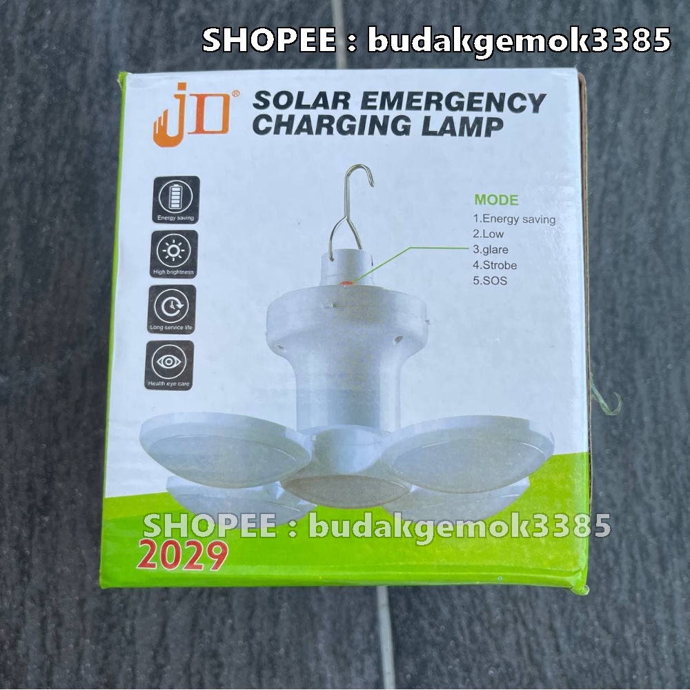 Solar Emergency Charging Lamp 2029 outdoor camping Shopee Malaysia