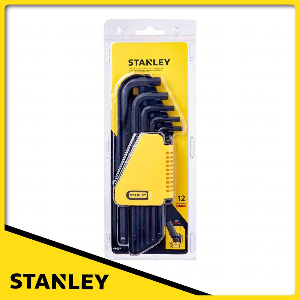 Stanley 69-257 Hex Key Set 12-Piece (Inch Size) | Shopee Malaysia