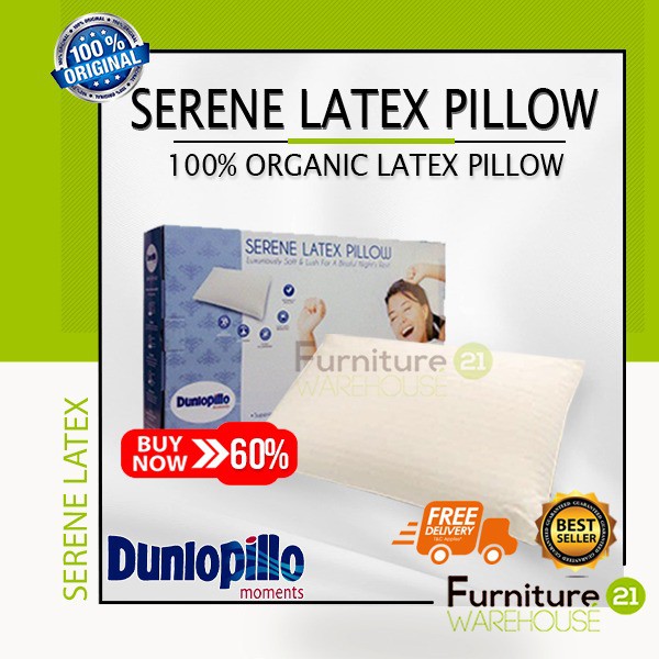 Dunlopillo serene clearance latex pillow review