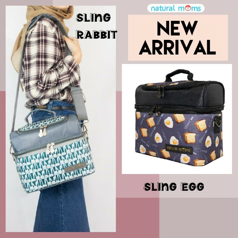 NATURAL MOMS SLING COOLER BAG free ICEPACK 500g Shopee Malaysia