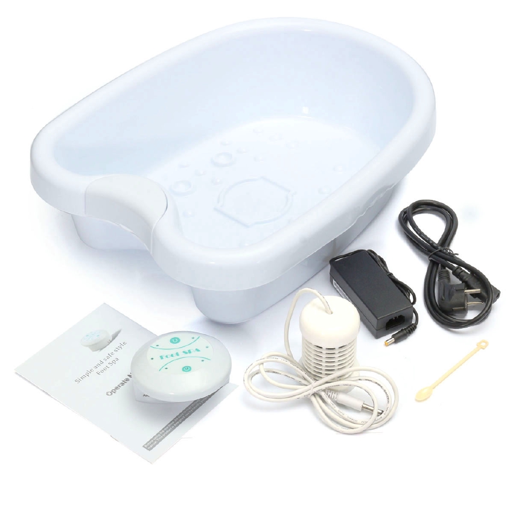 DC 12V Electric Anion Ion Detox Foot Bath Machine Tub Bucket Heating ...
