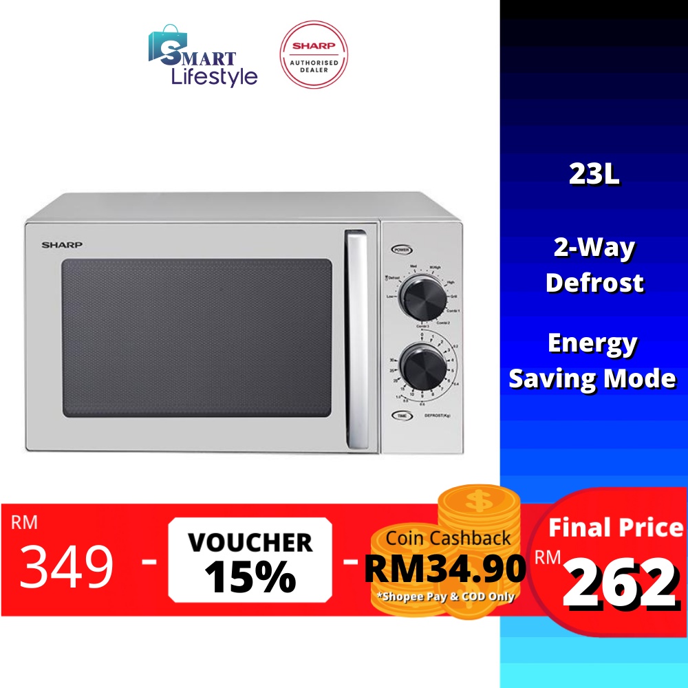 Sharp 23L Microwave Oven with Grill R639ES Shopee Malaysia