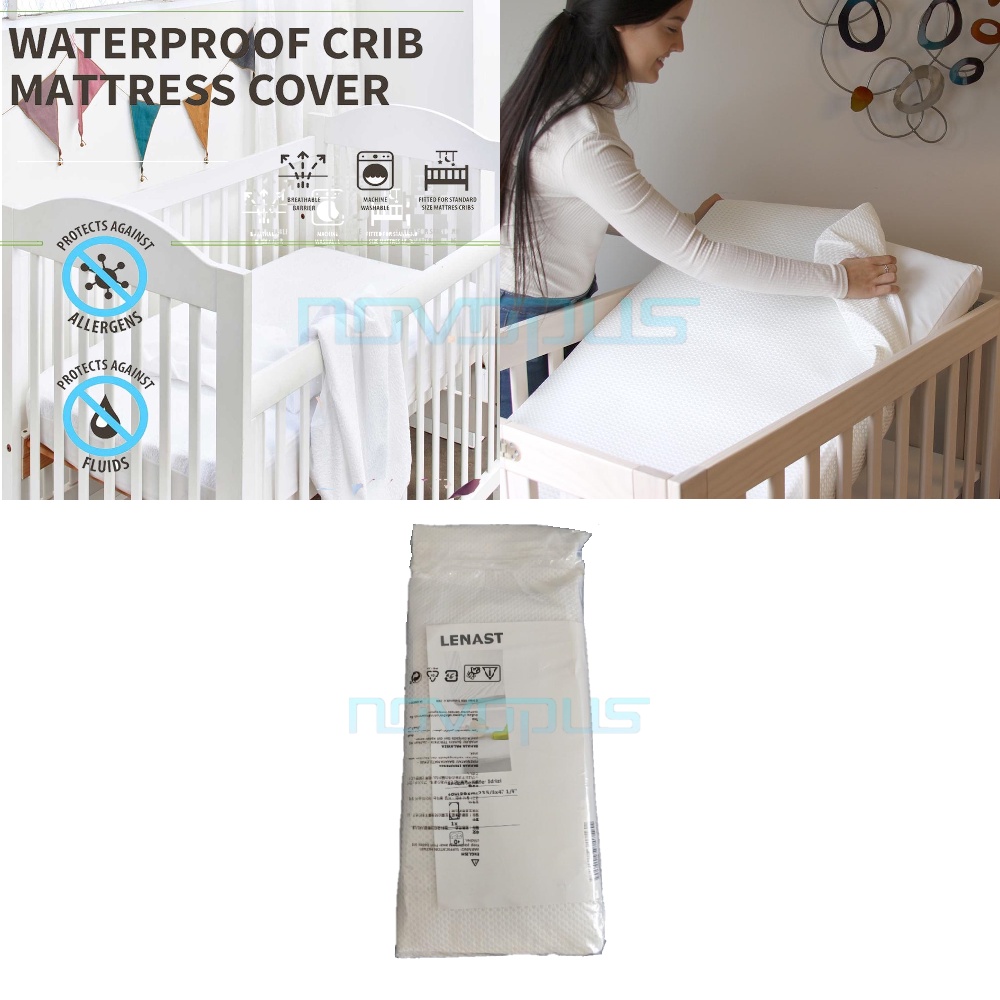 IKEA LENAST Waterproof Mattress Protector for Baby Cot Mattress 60x120 cm Shopee Malaysia