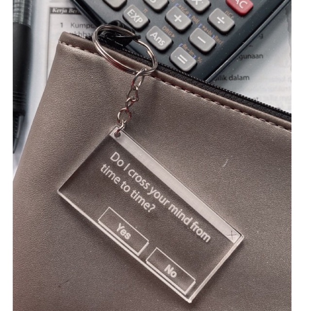 dialogue box keychain (min order 2pcs) Shopee Malaysia