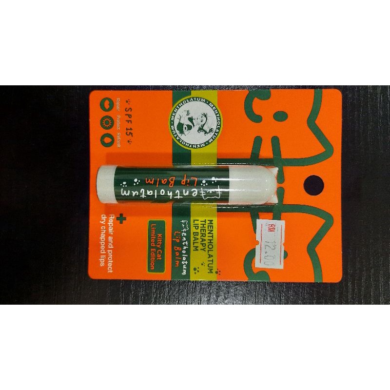 MENTHOLATUM THERAPY LIP BALM KITTY CAT LIMITED EDITION 3.5G | Shopee ...