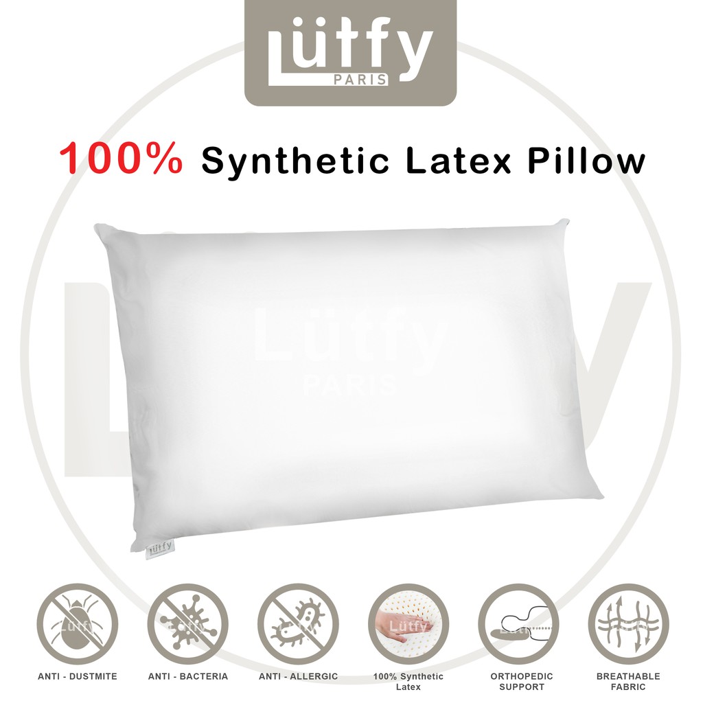 Synthetic best sale latex pillow