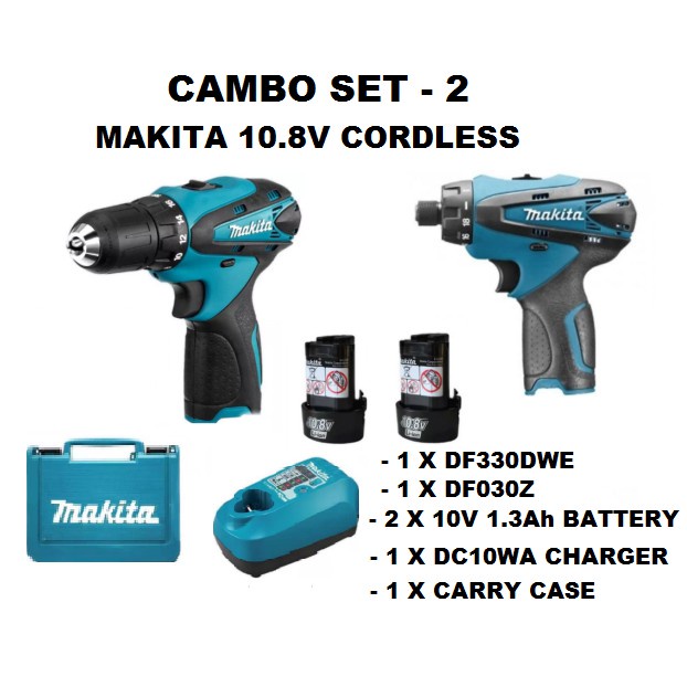 MAKITA 10.8V CORDLESS IMPACT DRIVER VACUUM CLEANER COMBO SET Shopee Malaysia