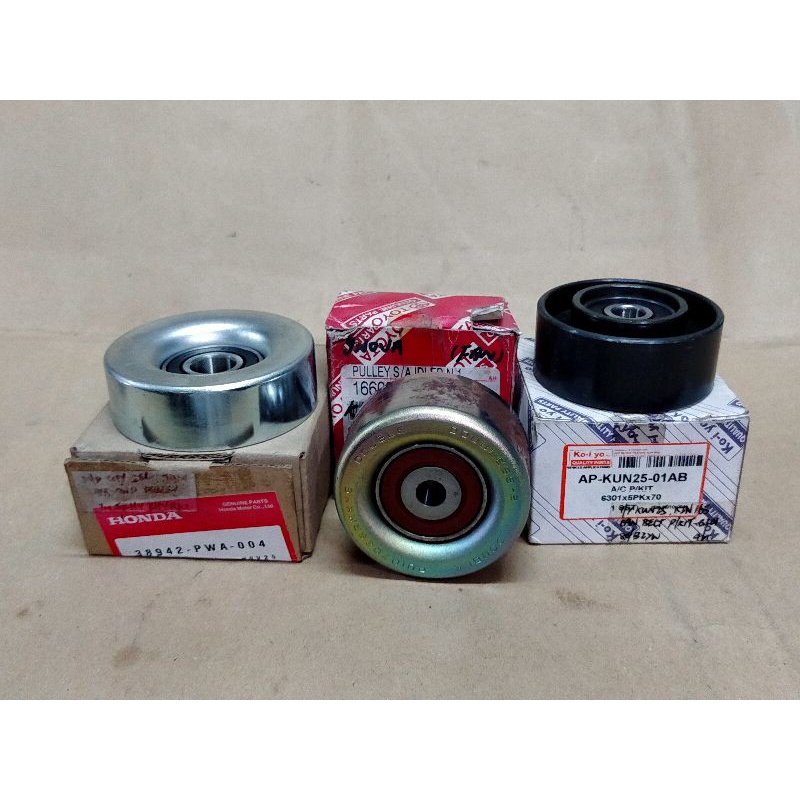PULLEY FAN BELT & AIRCOND IDLER TOYOTA HILUX KUN25 INNOVA HONDA CITY