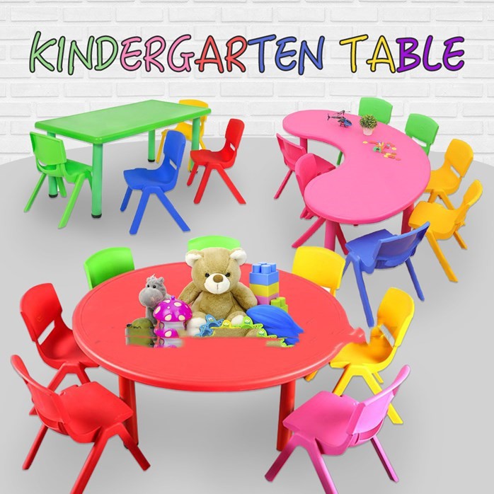 MALAYSIA ] KINDERGARTEN TABLE COLOURFULL / MEJA BELAJAR KANAKKANAK