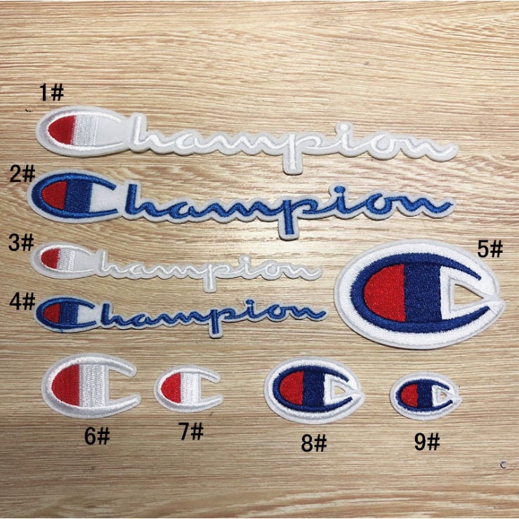 Various Sizes Specifications Champion Chest Embroidery Cloth Stickers ...