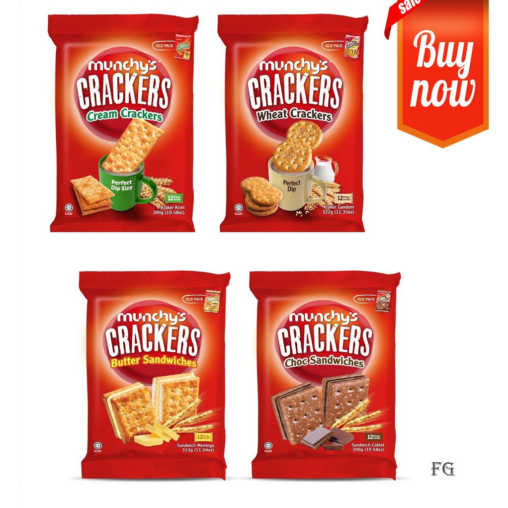 Munchy's Crackers Easy Pack (300g-322g) | Shopee Malaysia