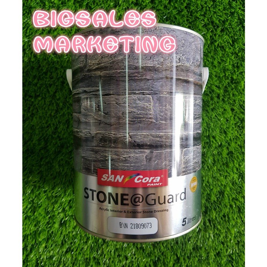 5 Litre SANCORA Stone Guard Glossy Stone Varnish / Tiles Varnish 5