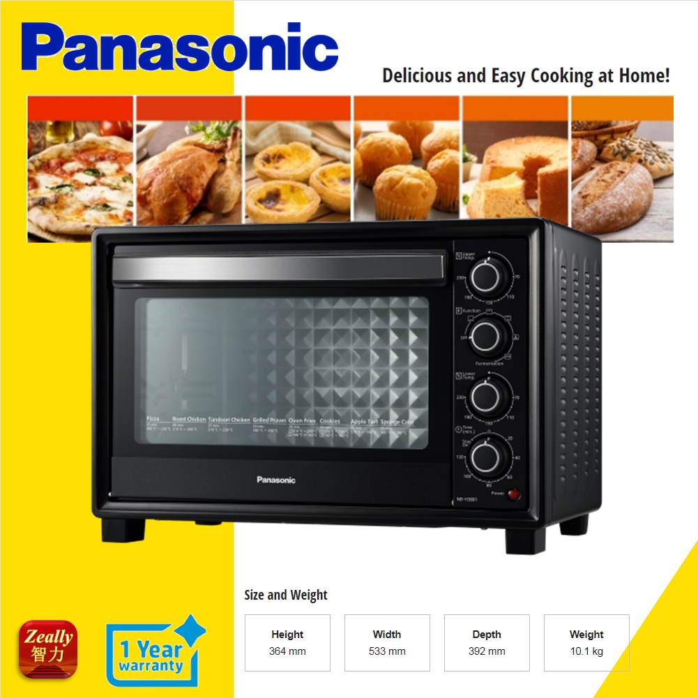 PANASONIC NBH3801 Compact Electric Oven NBH3801KSK (Double Heater