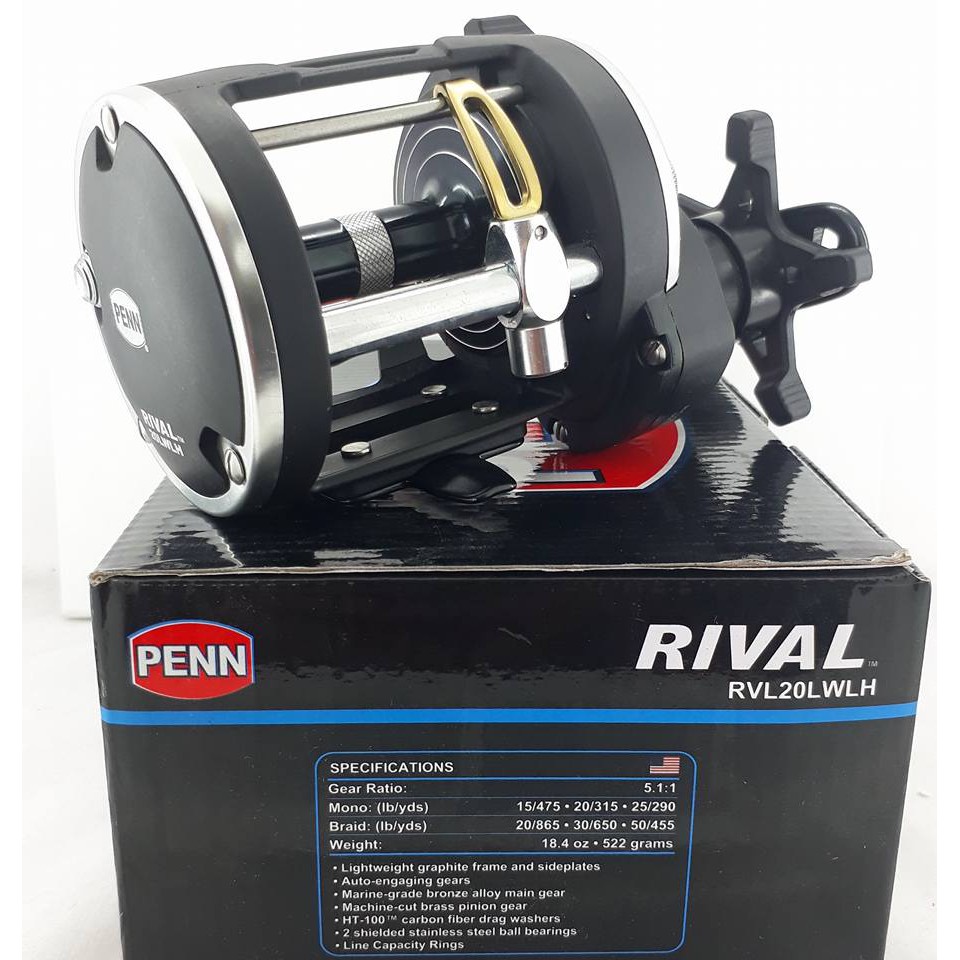 PENN RIVAL LEVEL WIND RVL20LWLH (LEFT) CONVENTIONAL REELS