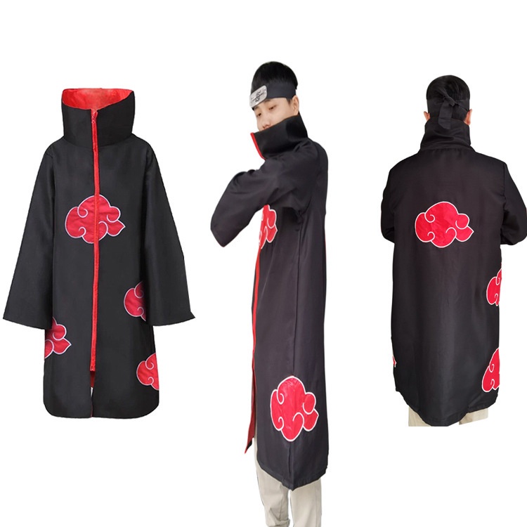 Halloween Naruto Red Cloud Robe Fourth Generation Sixth Generation Eye