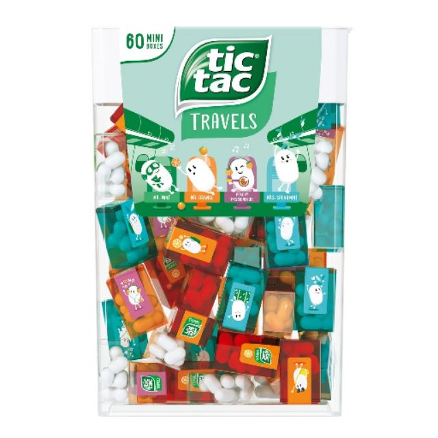 Tic Tac 60 Mini Boxes 228g All Flavour ( Travels ) Shopee Malaysia