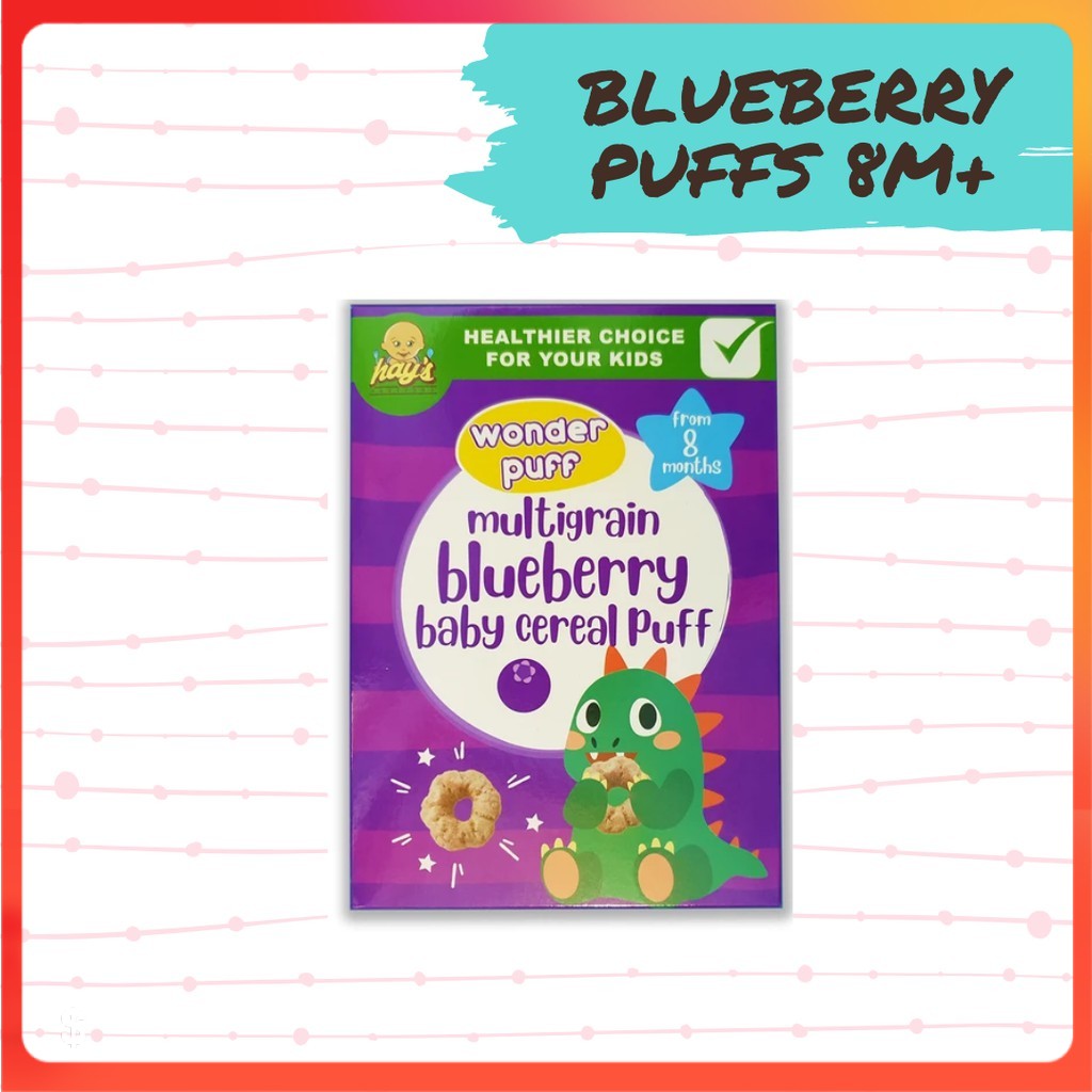 Blueberry Baby Cereal Puffs by Hay's 60g (8m+) Shopee Malaysia