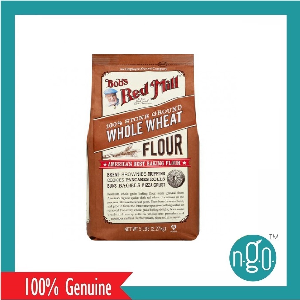 Bob's Red Mill - Whole Wheat Flour (2270g/pack) | Shopee Malaysia