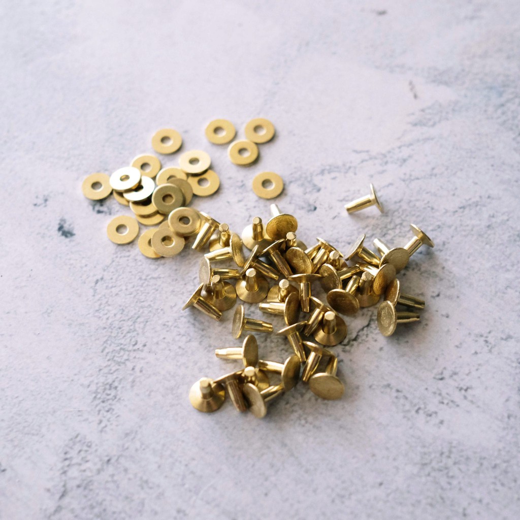 Solid Copper Rivets 10mm (Brass) Shopee Malaysia