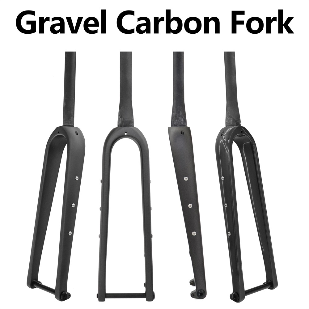 KOCEVLO Carbon Fiber Road Bicycle Front Fork Disc Gravel Fork 11/8
