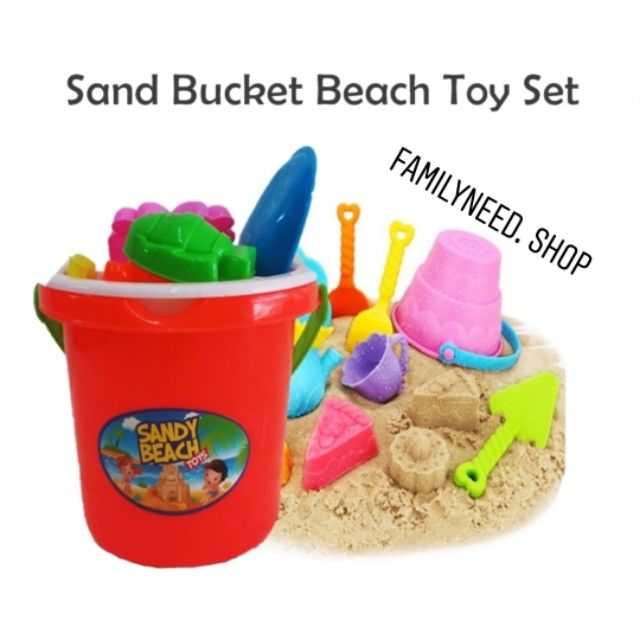 FMN Plastic Shovels Beach Playset baldi pasir pantai alat main pasir ...