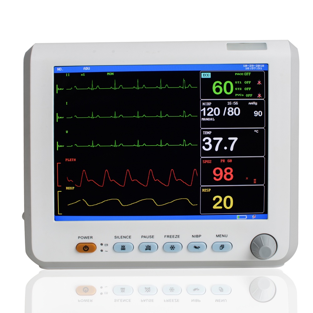 Inch Icu Ccu Vital Sign Patient Monitor Parameter Ecg Nibp Resp Temp Spo Pr Shopee Malaysia