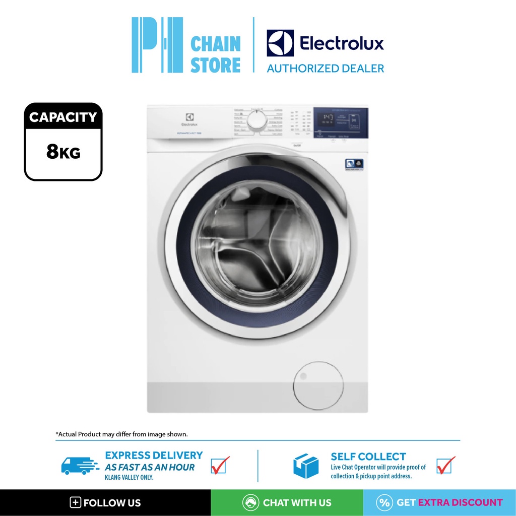 Electrolux 8kg Front Load Washer Ewf8024d3wb, 44% Off