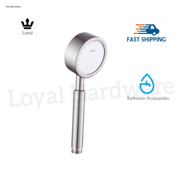 Stainless Steel SUS304 High Pressure Bathroom Hand Shower Head | Shopee ...