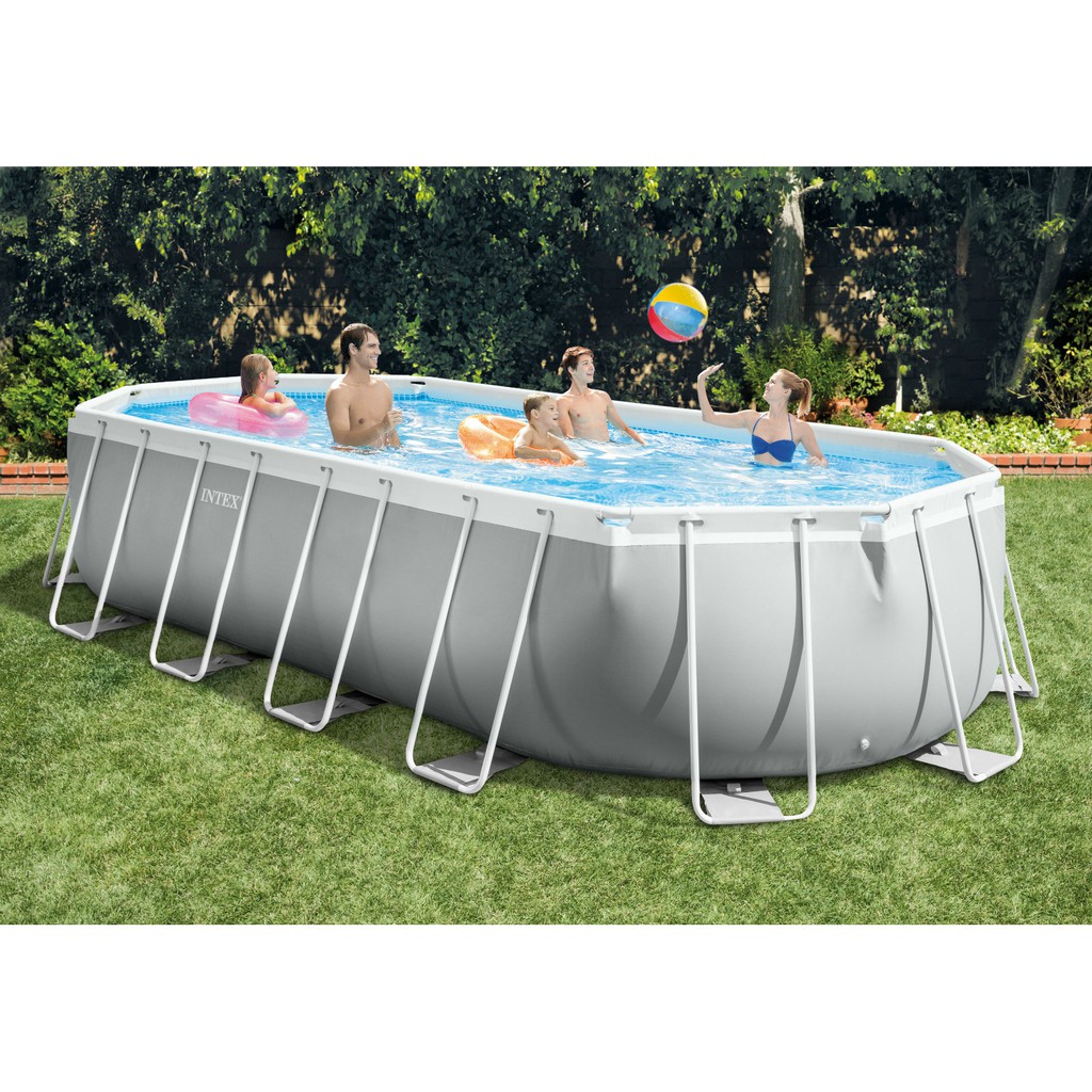 Prism Frame Oval Premium Pool Intex 26796 503cm 26798 610cm Kolam ...