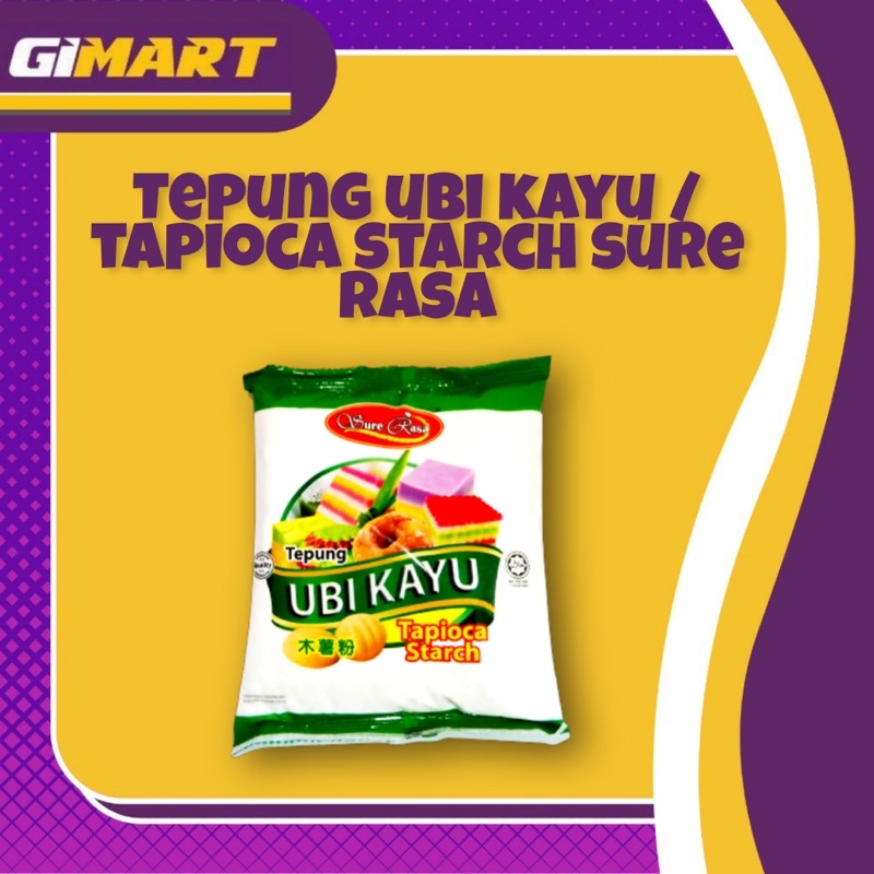 TEPUNG UBI KAYU/TAPIOCA STARCH SURE RASA | Shopee Malaysia