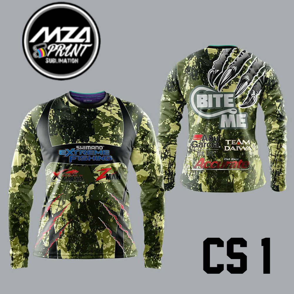 DAIWA baju pancing long sleeve jersey / fishing jersey microfiber / fishing  shirt / fishing cloth / hiking / sport kit