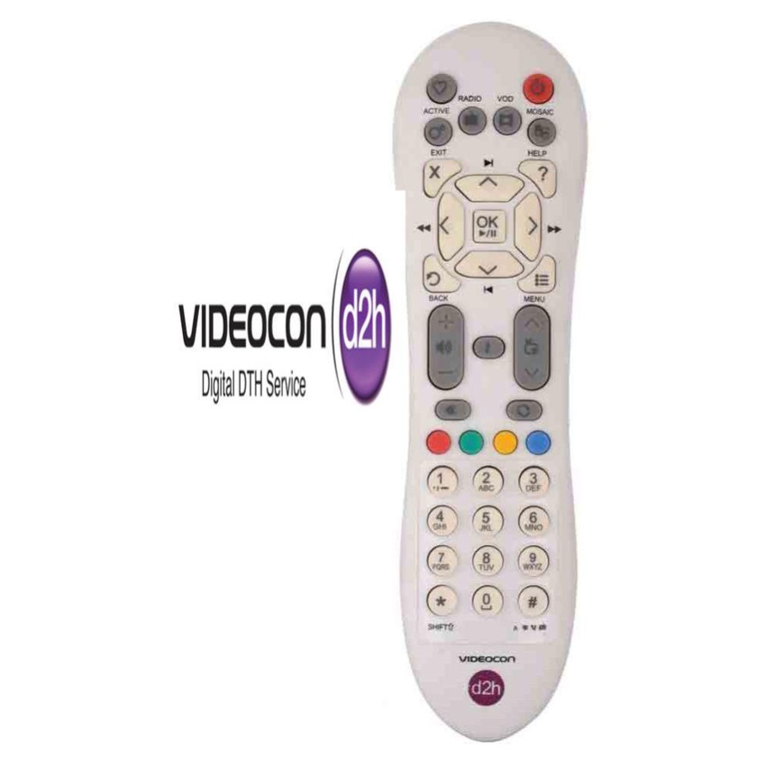 Videocon d2h Remote Control (IR) Shopee Malaysia