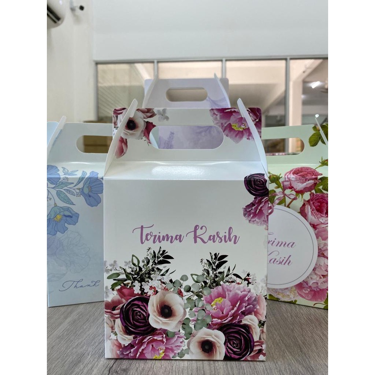 Wedding Door Gift Box Terima Kasih Thank You Goodie Bag Party Pack