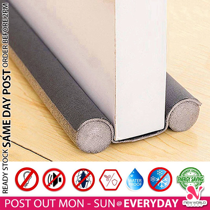 𝟰 𝗖𝗢𝗟𝗢𝗥 》 95CM Dust Sound Wind Insect Proof Blocker Door Twin Guard