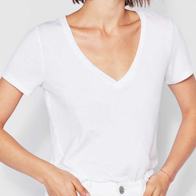 Women White Cotton Plain T-Shirt/Inner | Shopee Malaysia