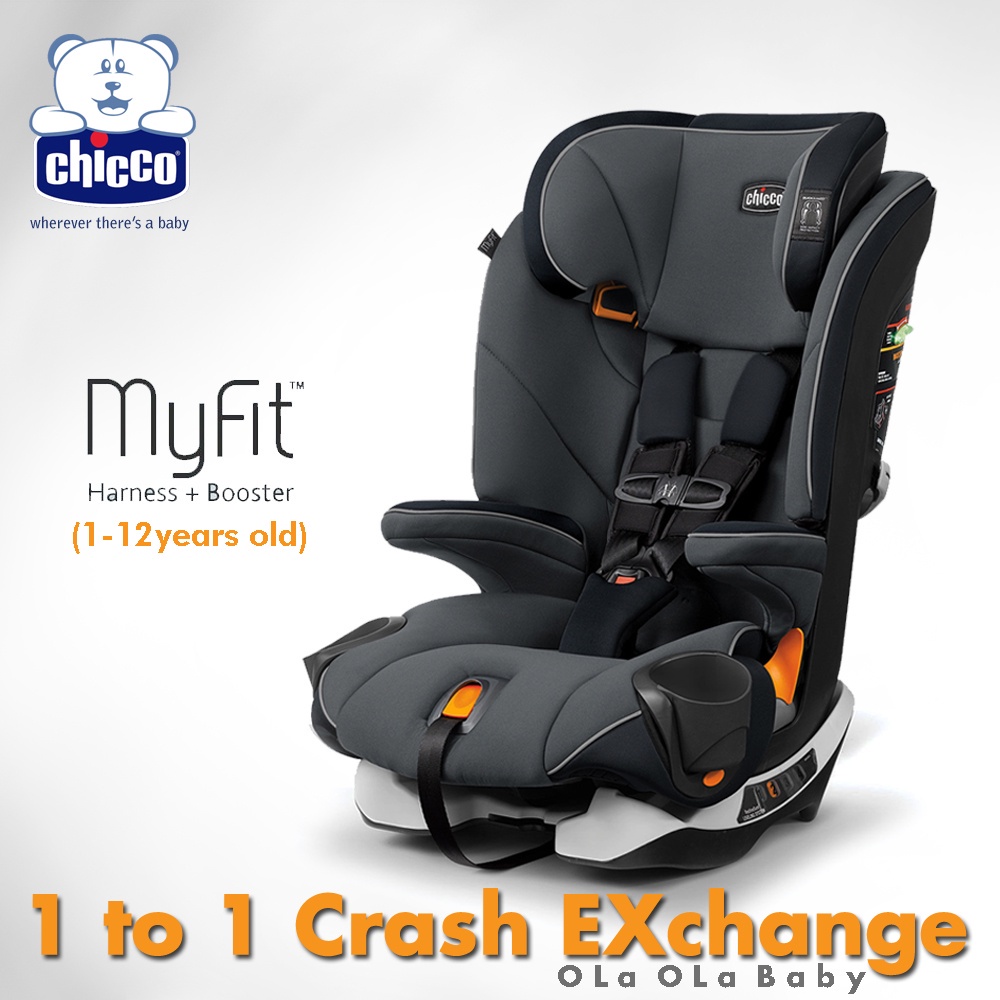 Chicco Myfit Harness Isofix Booster Car Seat Shopee Malaysia