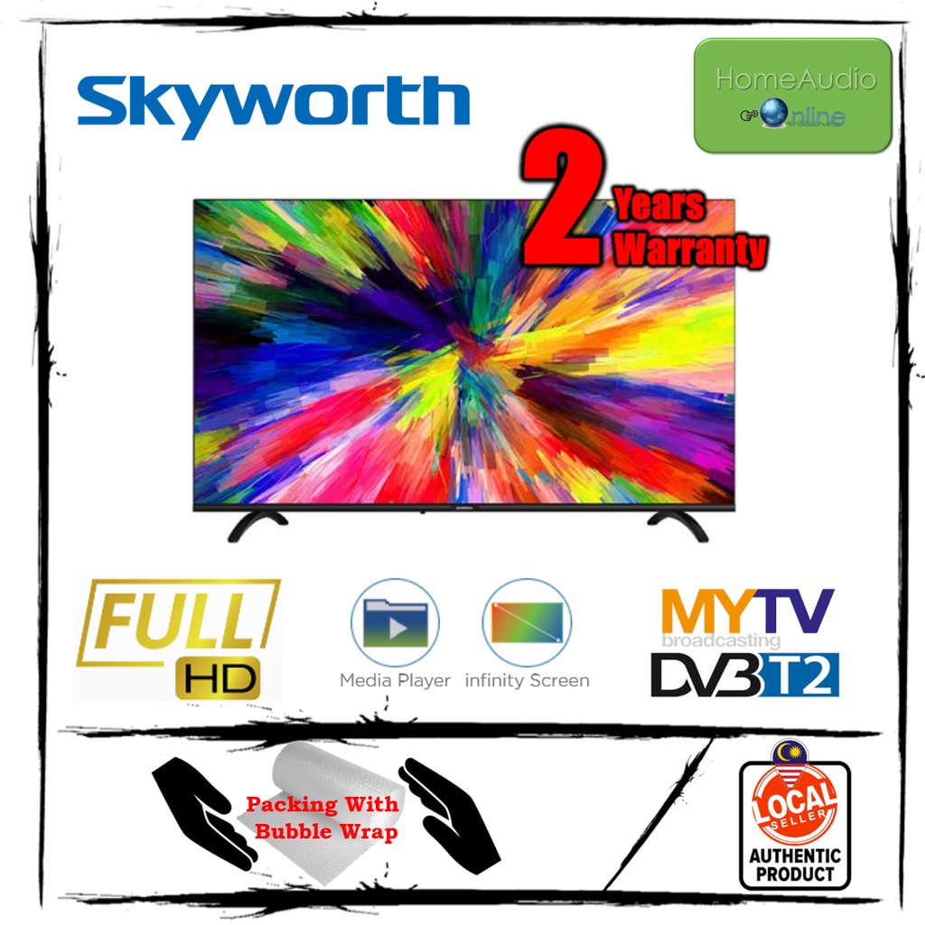 Skyworth TV 40 Inch Full HD Digital LED TV - 40TB2000 / 40STD2000 ...