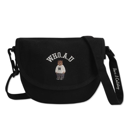 【WHO.A.U】Steve Canvas Sholder bag Túi Tote WHOAU Steve Canvas Sholder bag whbge4912a Màu Trắng